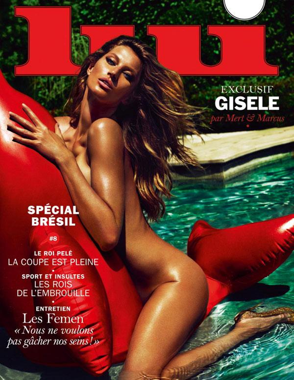 Gisele bundchen lui magazine nude