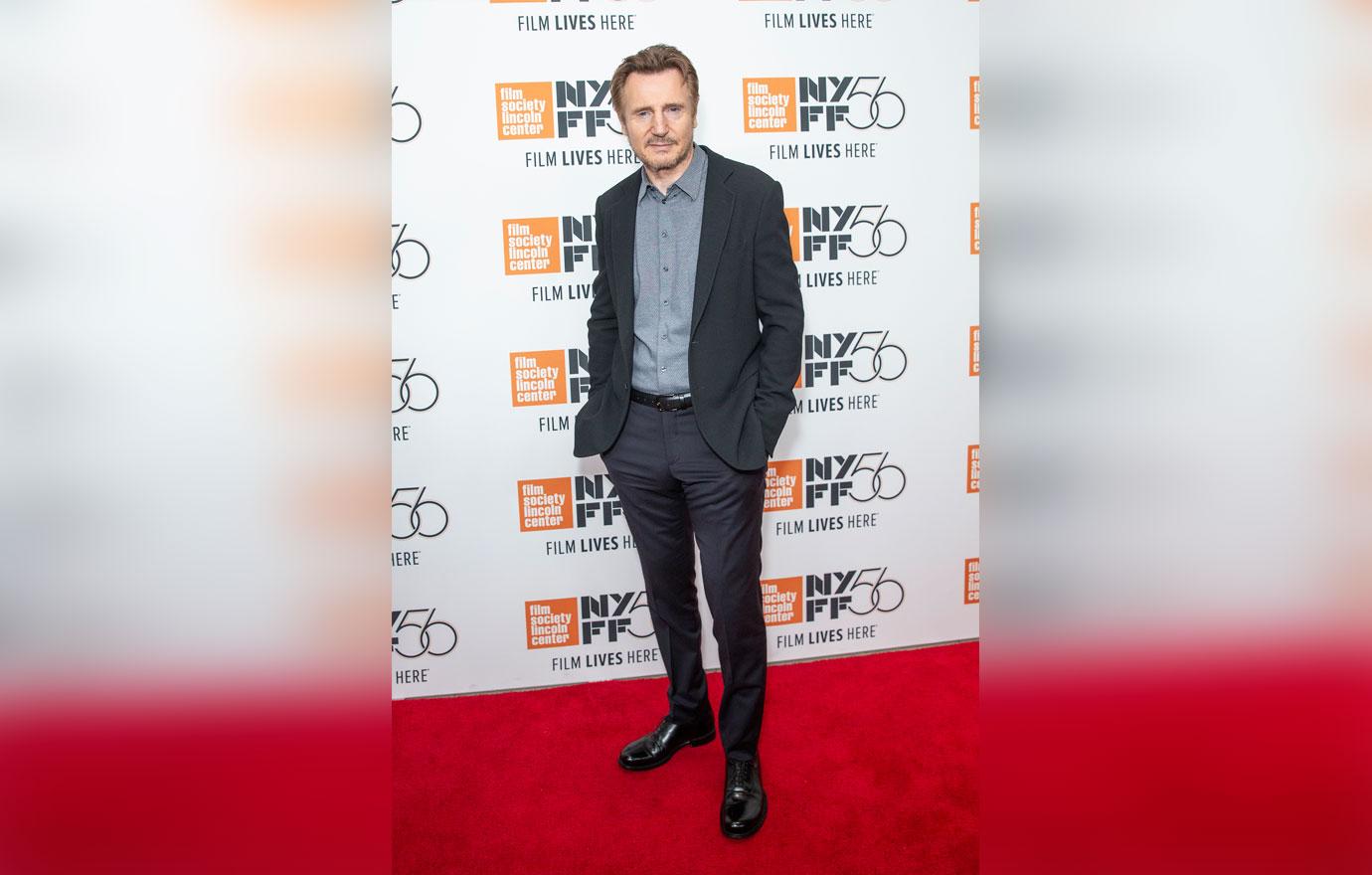 Liam Neeson attends the Netflix The Ballad of Buster Scruggs