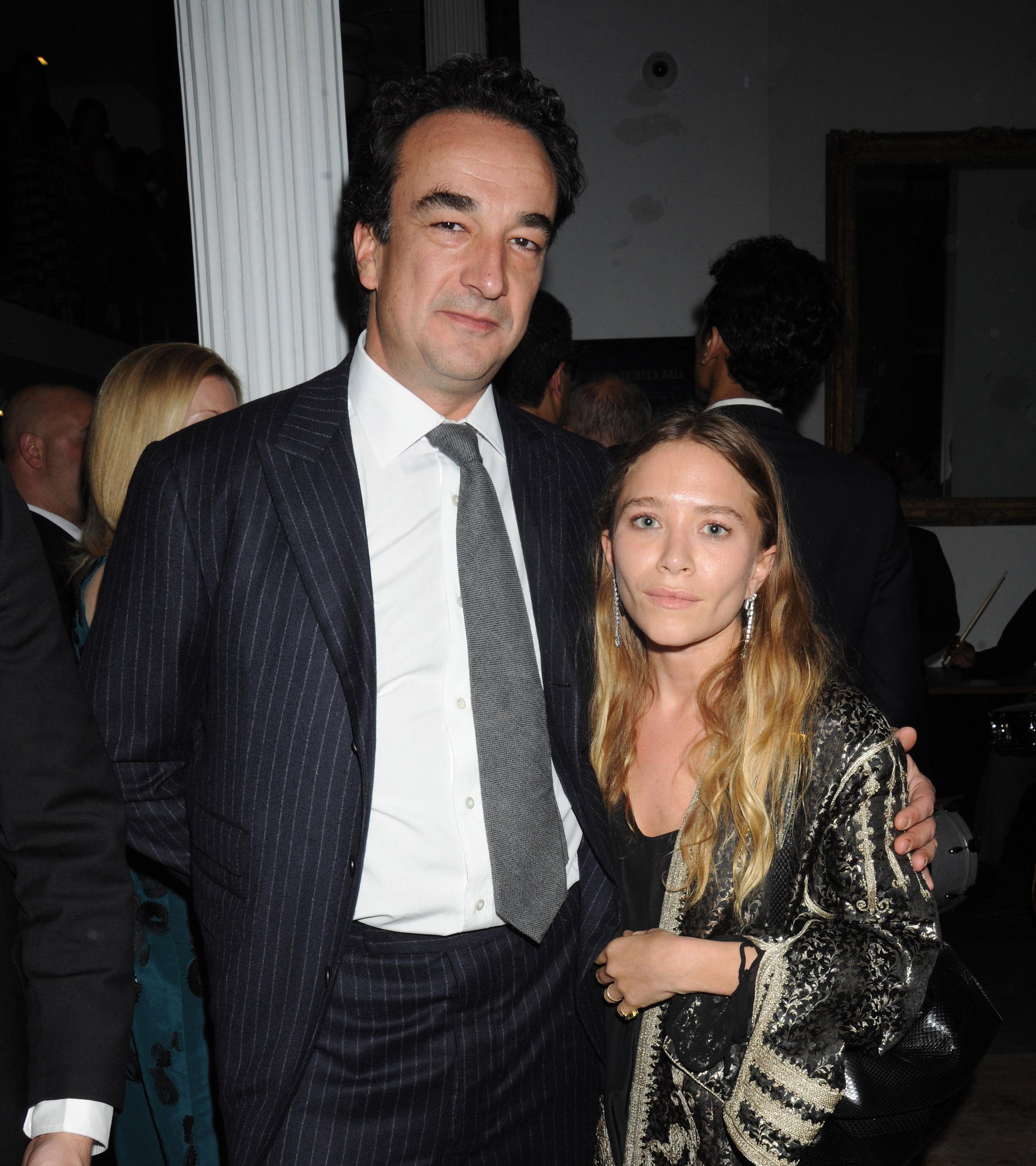 Mary Kate Olsen and fiance Olivier Sarkozy at 2015 Tribeca Ball in NYC