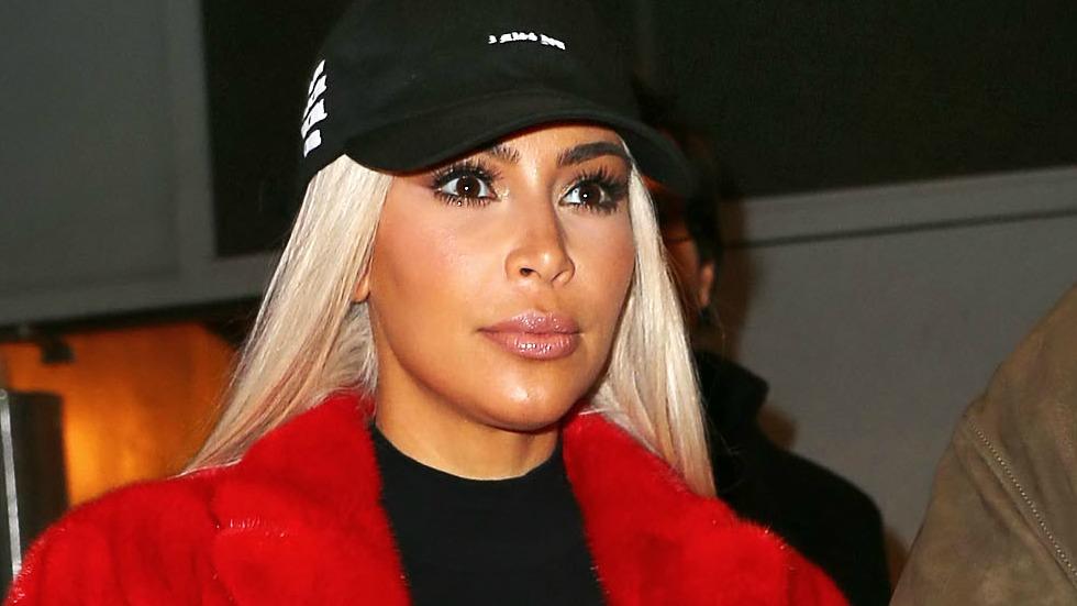 kim kardashian blonde hair post baby body