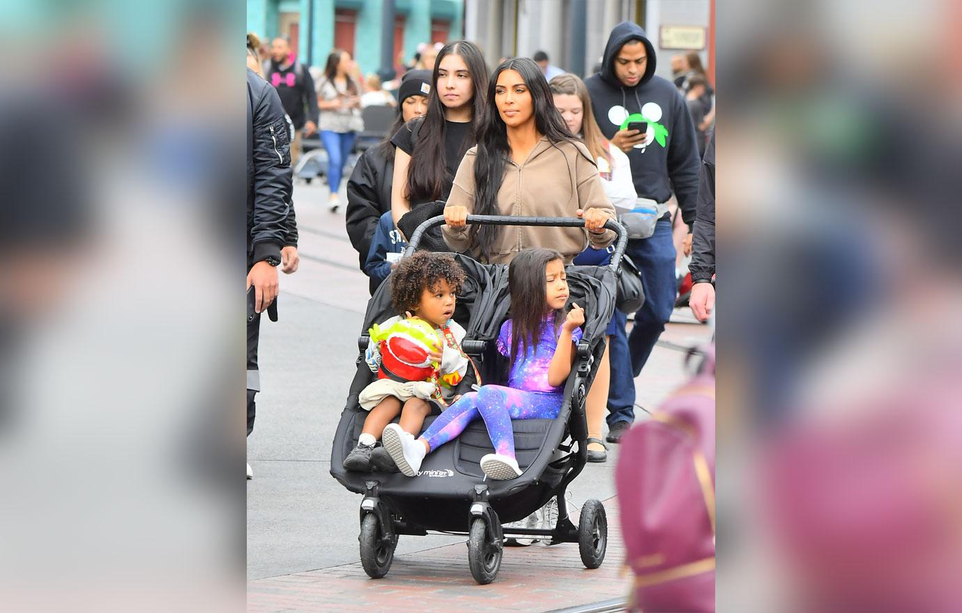 ** PREMIUM EXCLUSIVE RATES APPLY** Kim and Kourtney Kardashian take their kids to Disneyland to celebrate Mason and Reign&#8217;s birthdays