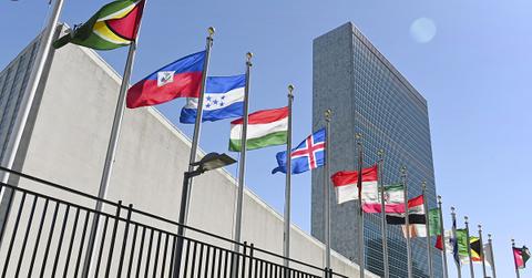 united nations lockdown nypd respond armed man rifle pacing outside