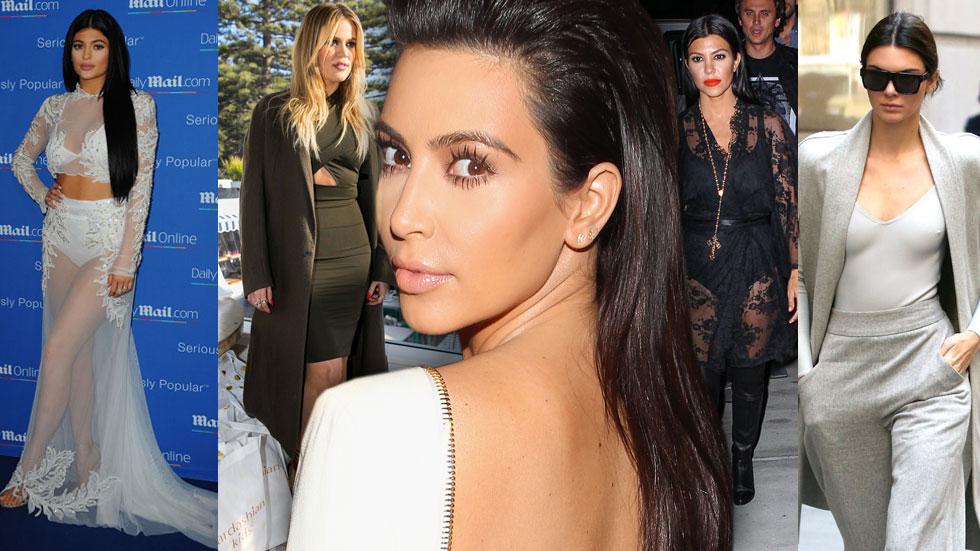 Kim Kardashian stisters steal style