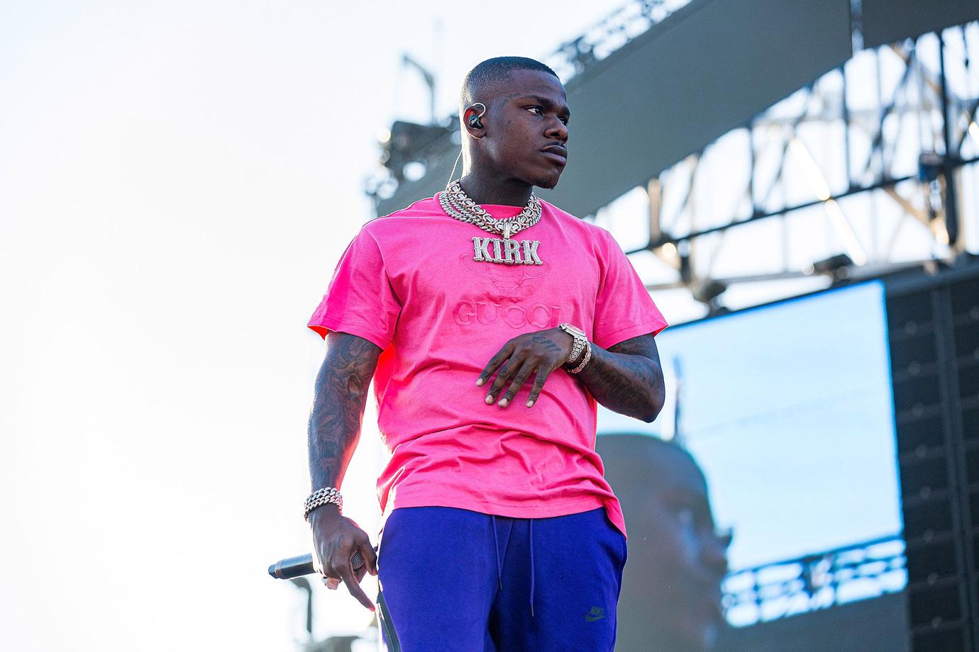 DaBaby On Stage At Astroworld