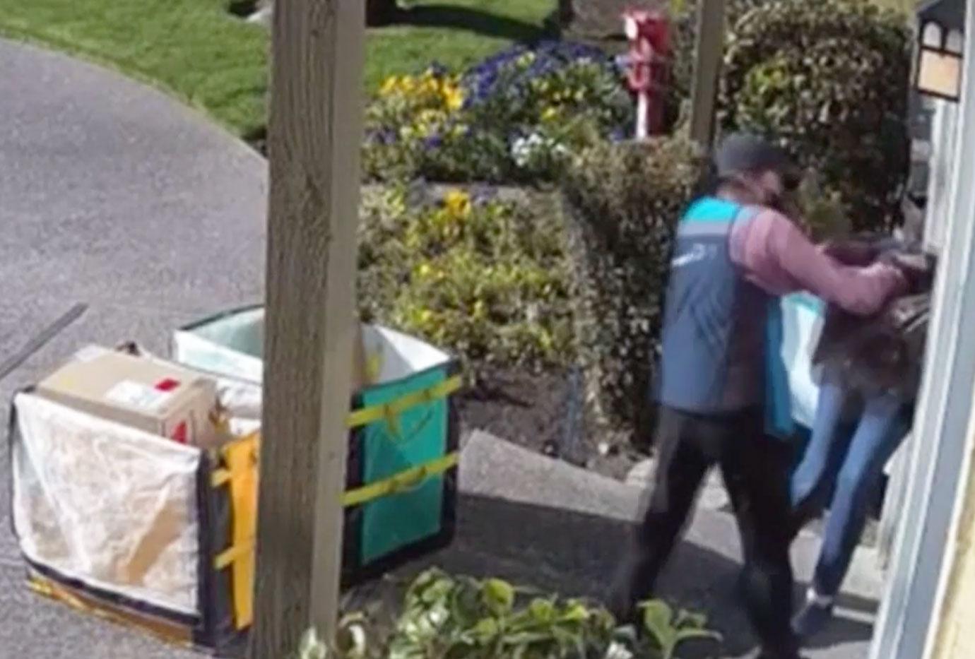 amazon delivery driver camera punching fight elderly customer ok