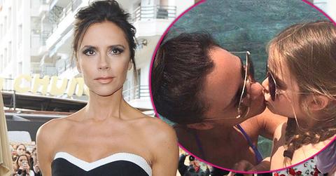 Victoria beckham slammed kissing daughter mouth HERO