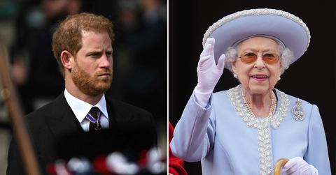 queen elizabeth ii excited prince harry call america pp