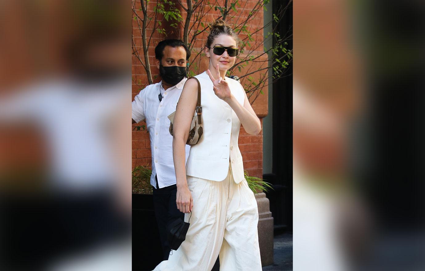 Gigi Hadid Wore All White (After Labor Day) Twice in One Day