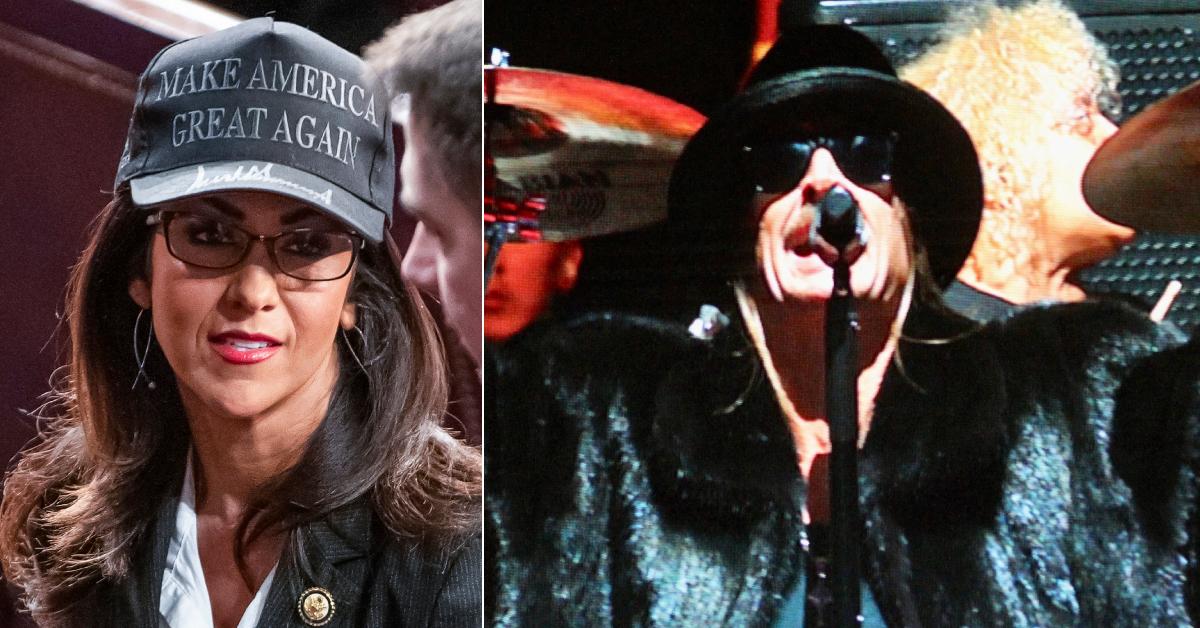 kid rock congresswoman lauren boebert dating rumors concert photo