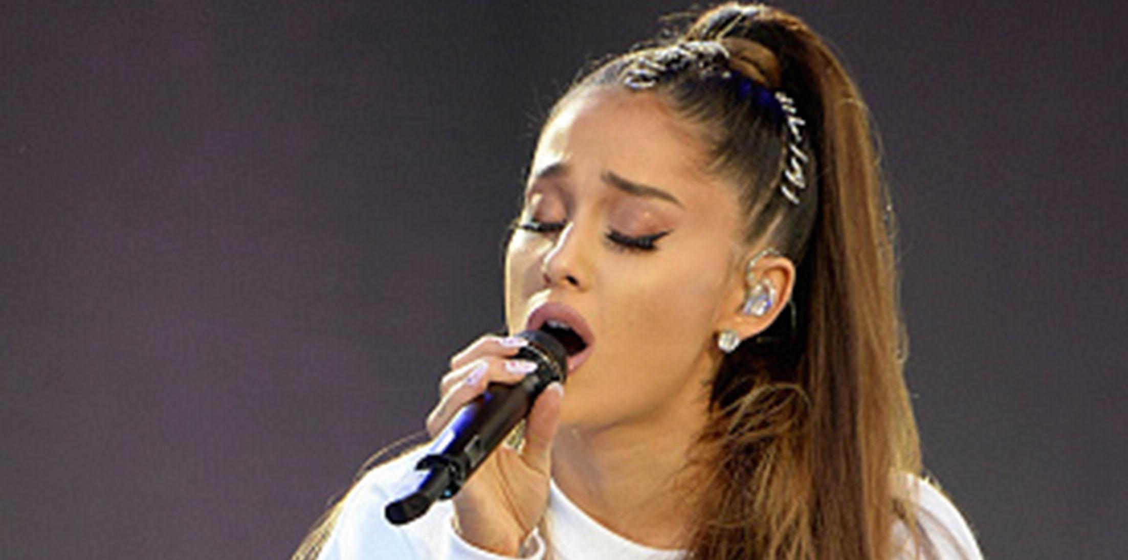 Ariana grande performs manchester benefit feature