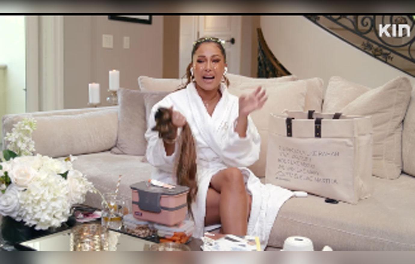 Adrienne Bailon Says She Goes To Work Naked Under A Robe Every Day