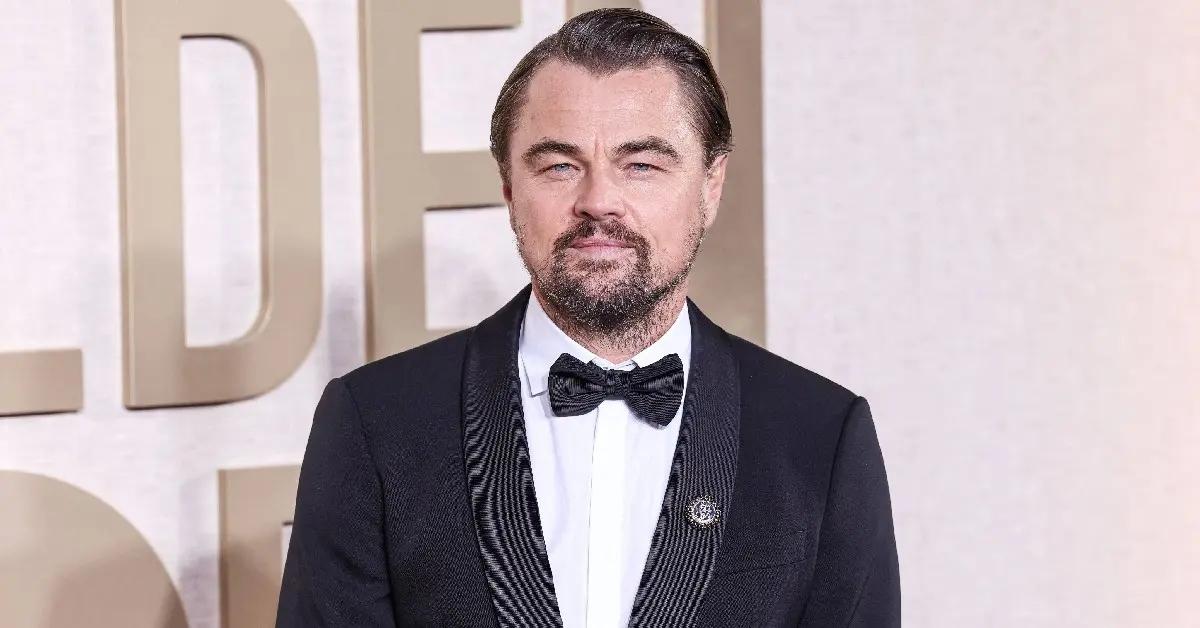 leonardo dicaprio covers face attends met gala girlfriend vittoria ceretti