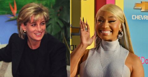 nicki minaj princess diana birmingham concert friend moment silence