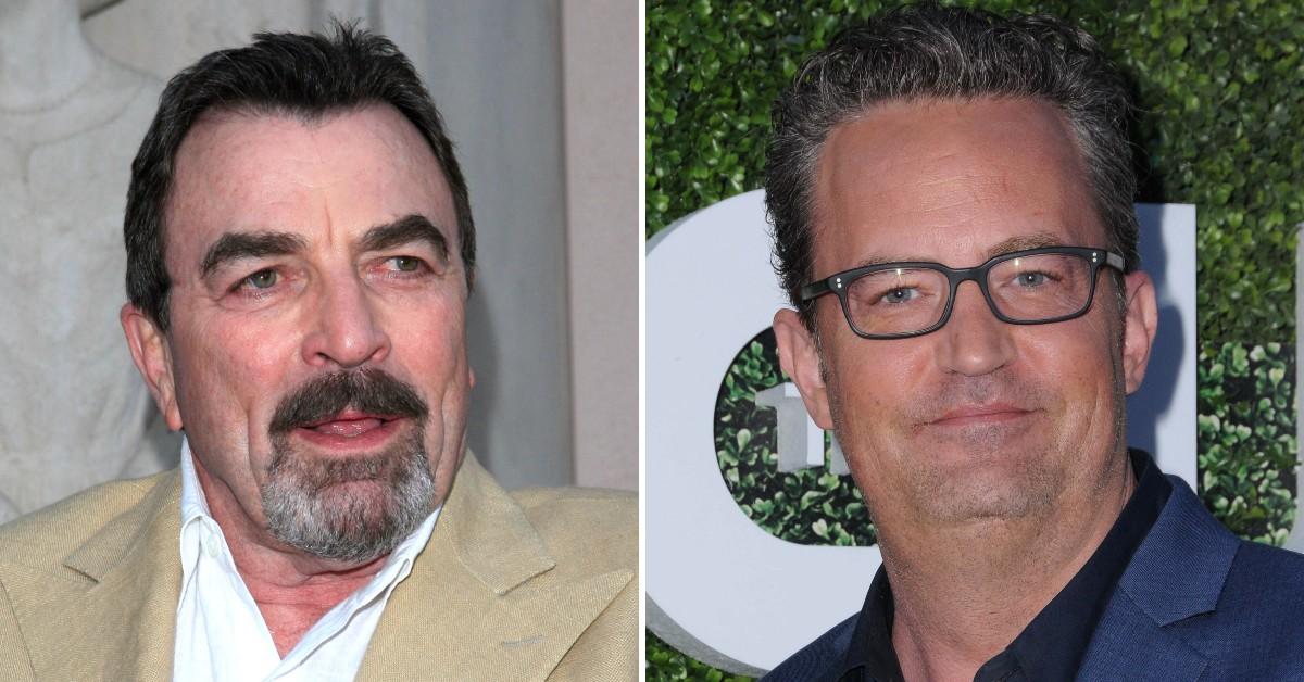 Tom Selleck Reveals Matthew Perry Helped Him With Lines On 'Friends'