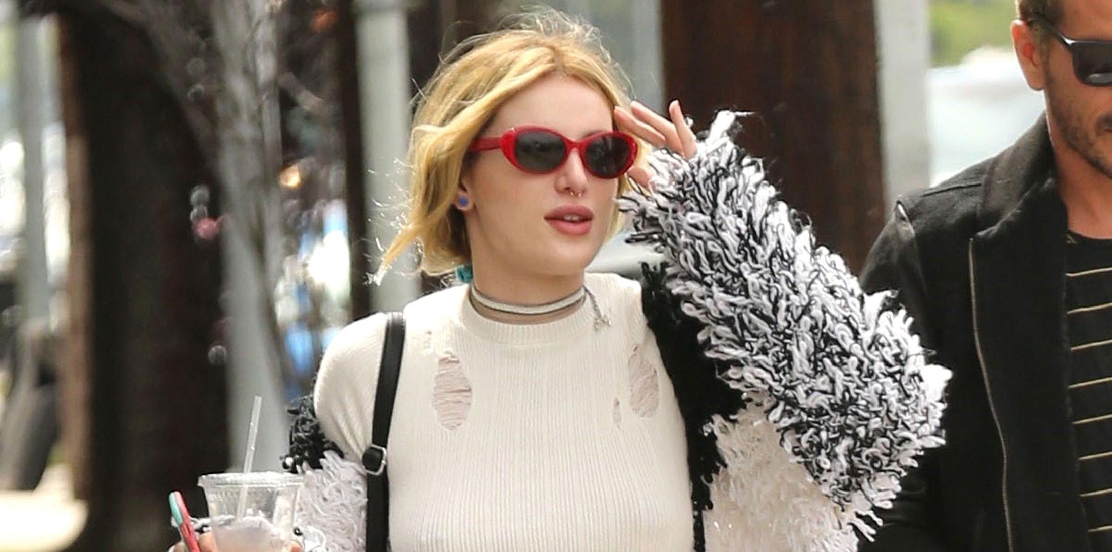 PICS] Free The Nipple! Bella Thorne Proves She Isn't About That Bra Life