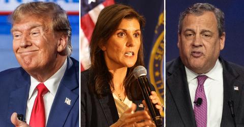 donald trump slams nikki haley chris christie hot mic pp