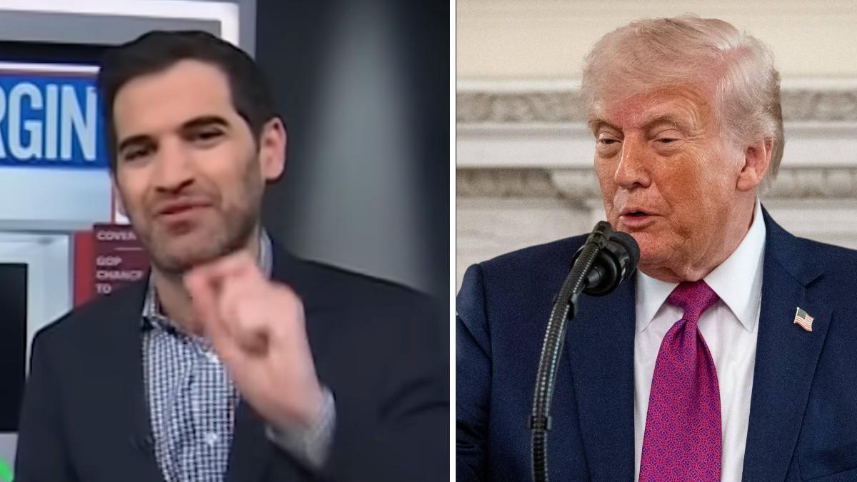 split of Harry Enten & Donald Trump. 