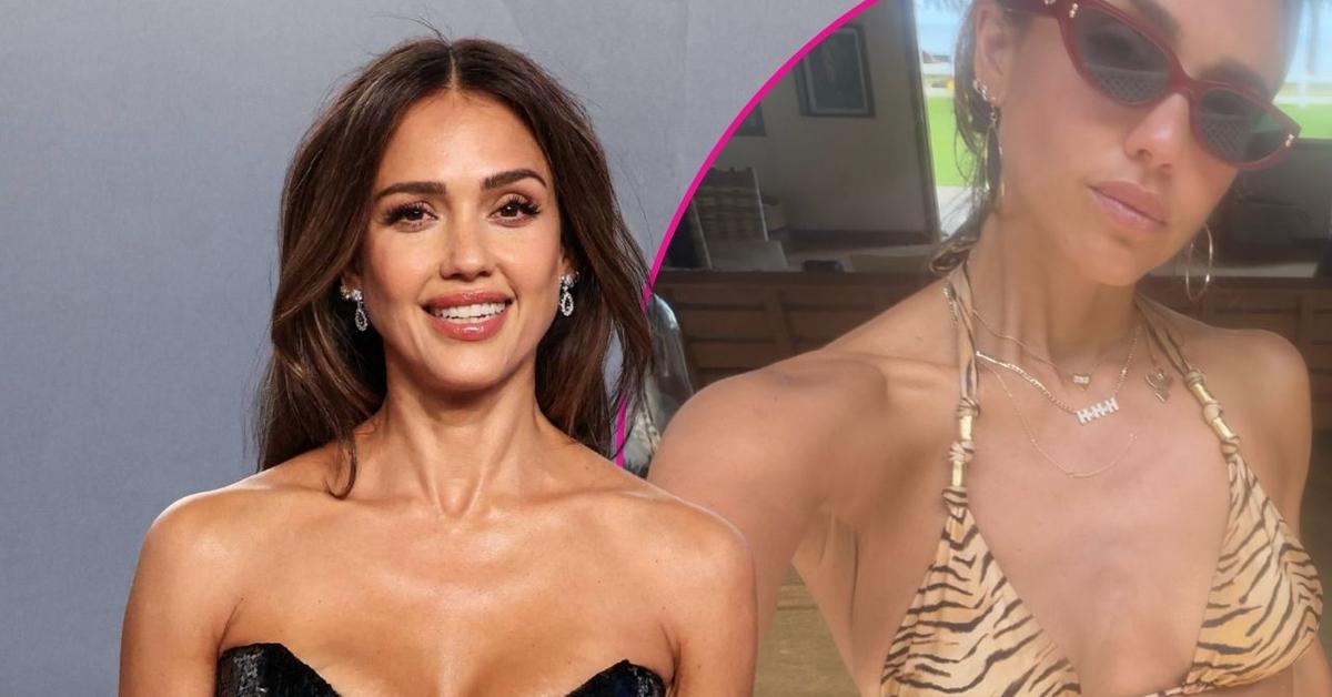 Bikini-Clad Jessica Alba Flaunts Her Physique in Sizzling…