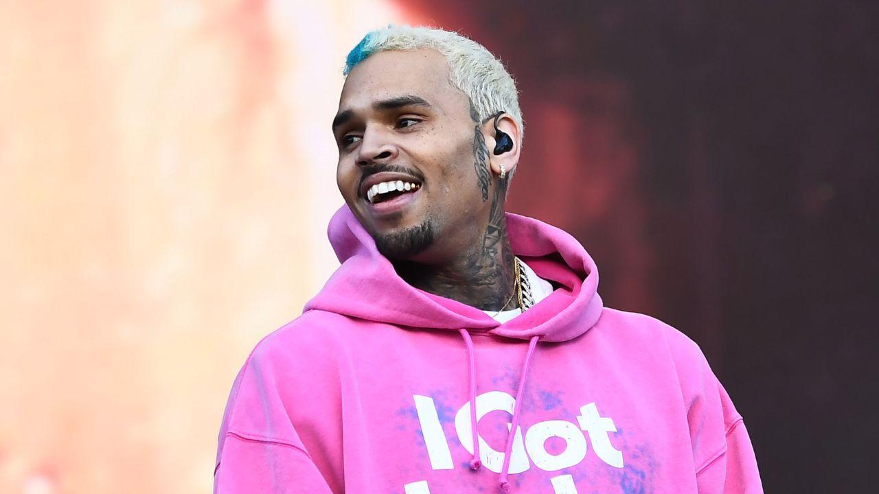 image of Chris Brown was accused of striking music executive Abe Diaw twice over the head with a glass tequila bottle.