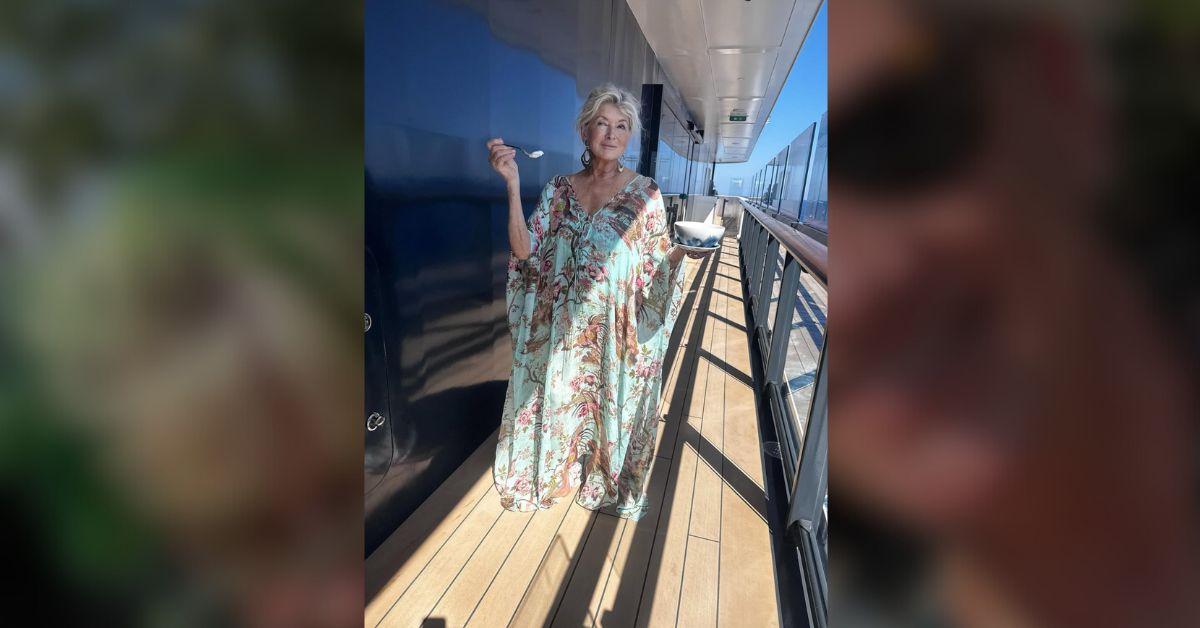 Fans Hail 'Fabulous' Martha Stewart as She Rocks Kim Kardashian's Skims Caftan