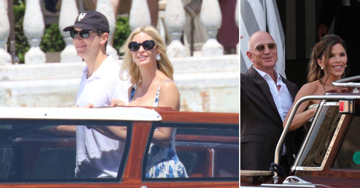 Photos of Ivanka Trump, Jared Kushner, Jeff Bezos and Lauren Sanchez