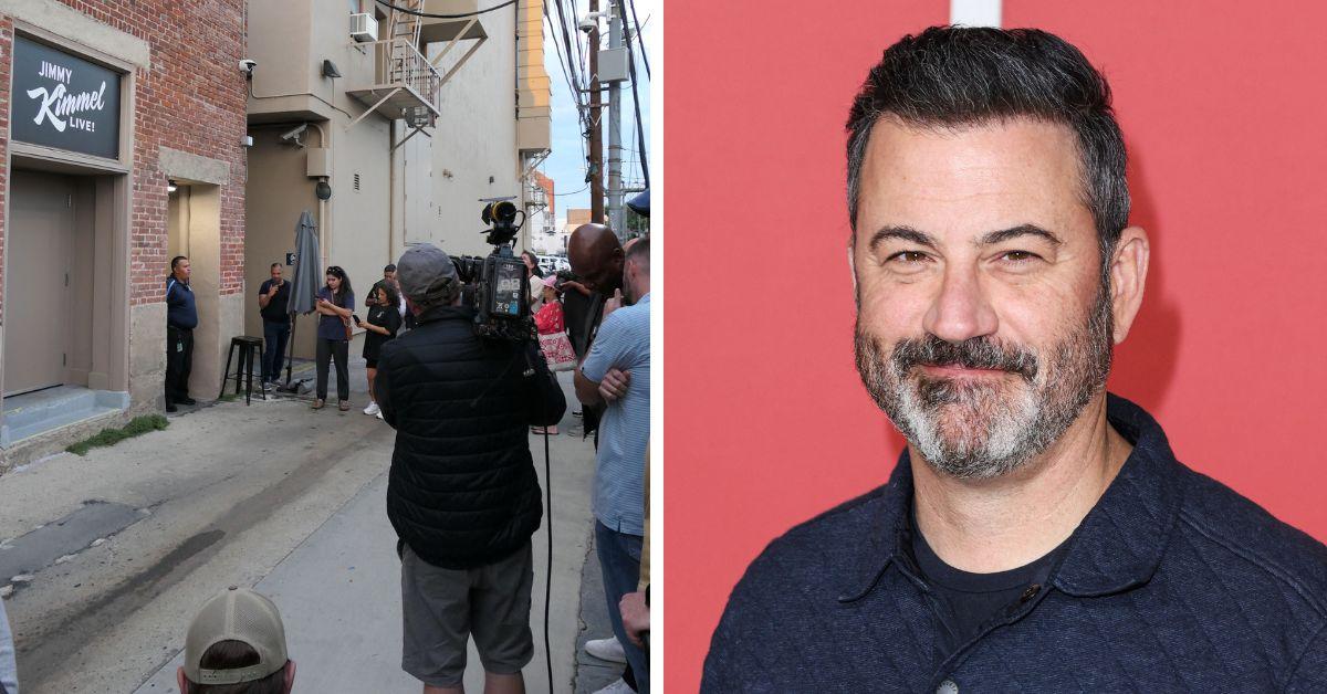 image of Jimmy Kimmel later apologized, saying it was 'never his intention' to make light of the tragedy.