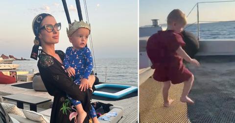 Photos of Paris Hilton and her son, Phoenix