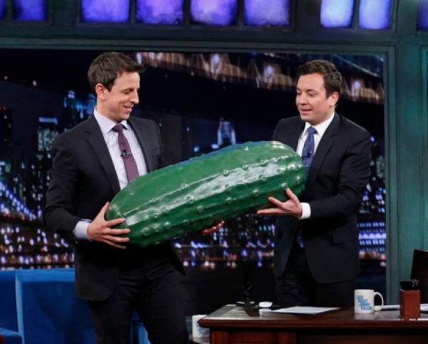 Seth Meyers and Jimmy Fallon