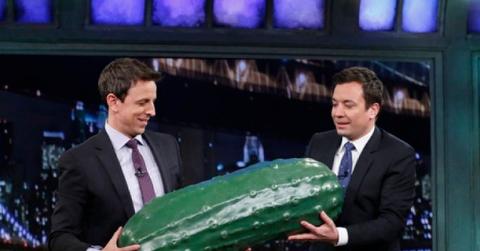 Seth Meyers and Jimmy Fallon