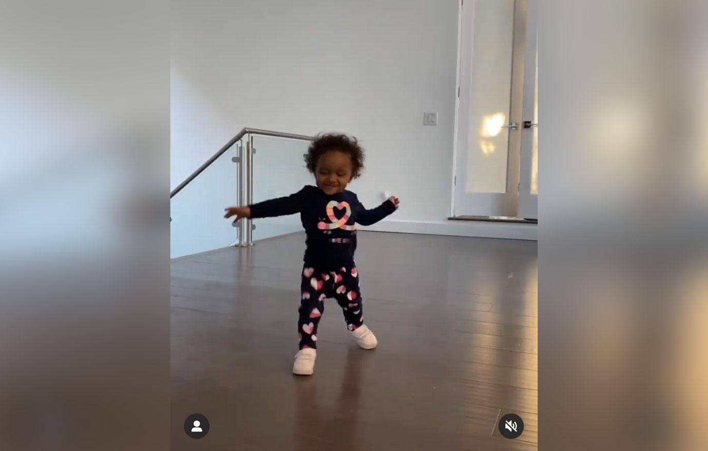 Kenya Moore Shares Video Of Daughter Brooklyn’s First Steps