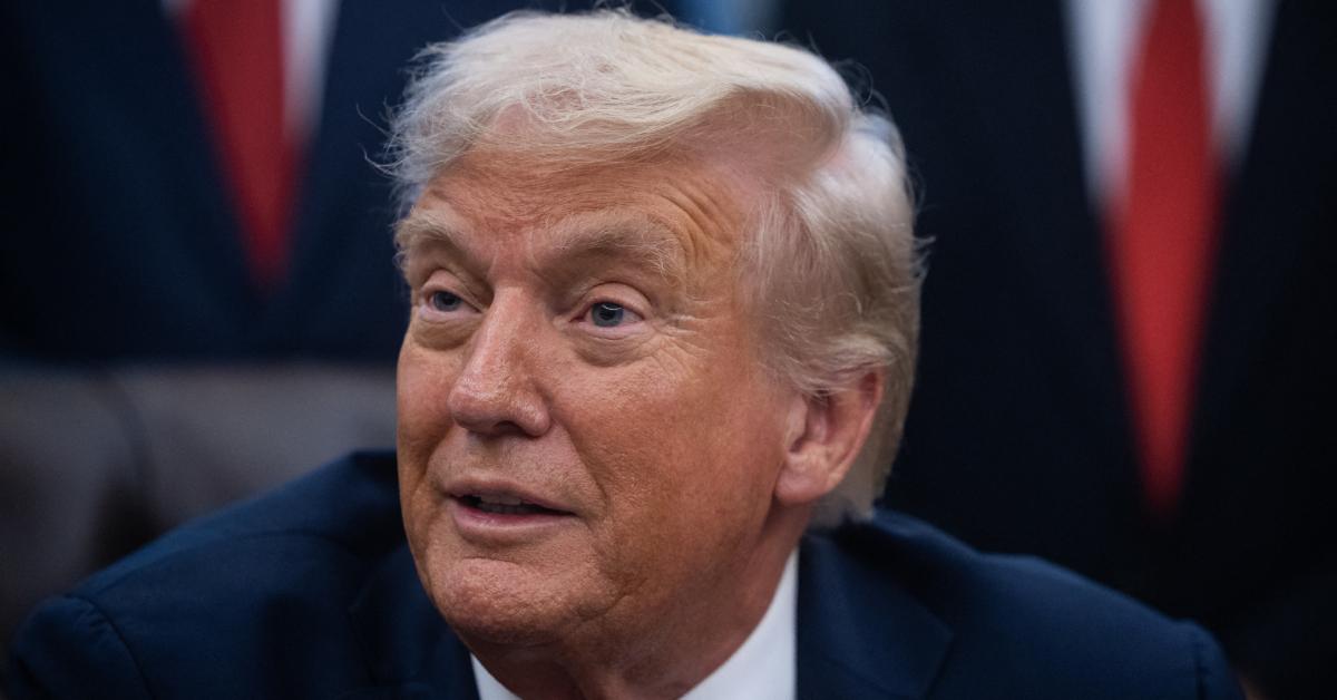 Image of Donald Trump previously claimed getting into heaven was 'very important' to him.