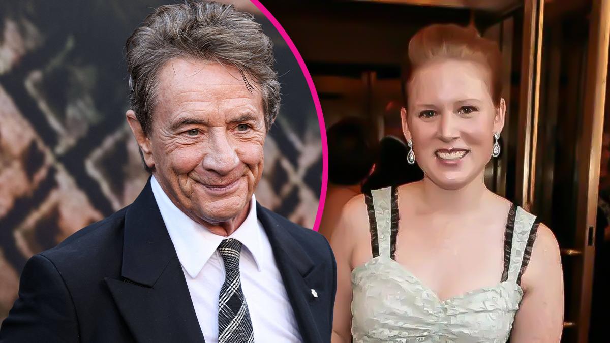 composite photo of martin short and katherine short.