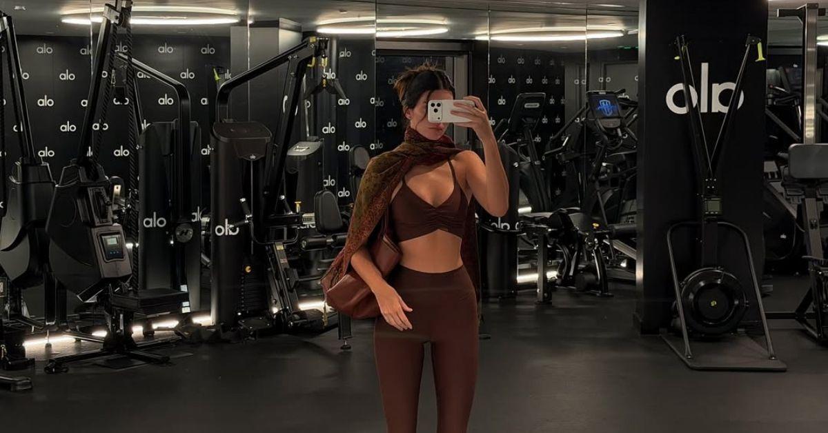 image of Kendall Jenner shared new workout photos on Instagram.