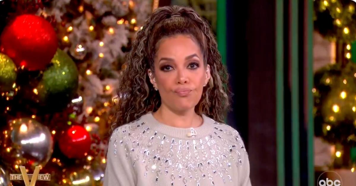 Photo of Sunny Hostin enjoyed the discussion despite her costar's diss.