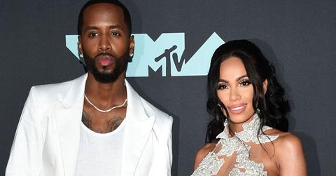 Safaree Samuels Erica Mena Red Carpet Pregnant Expecting Baby