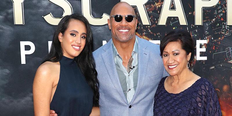 Dwayne johnson skyscraper premiere without girlfriend main