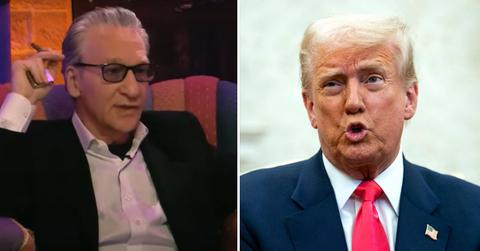 Composite photo of Bill Maher and Donald Trump