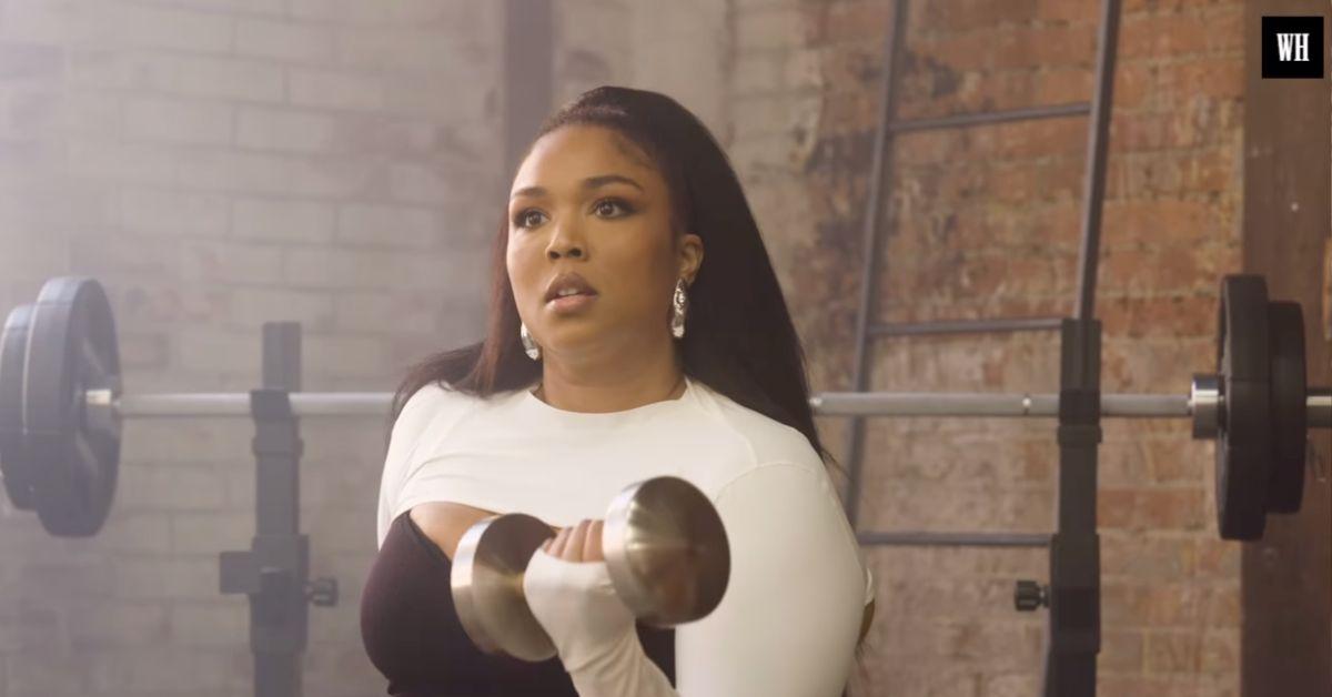 lizzo flaunts slimmed down figure workout video watch