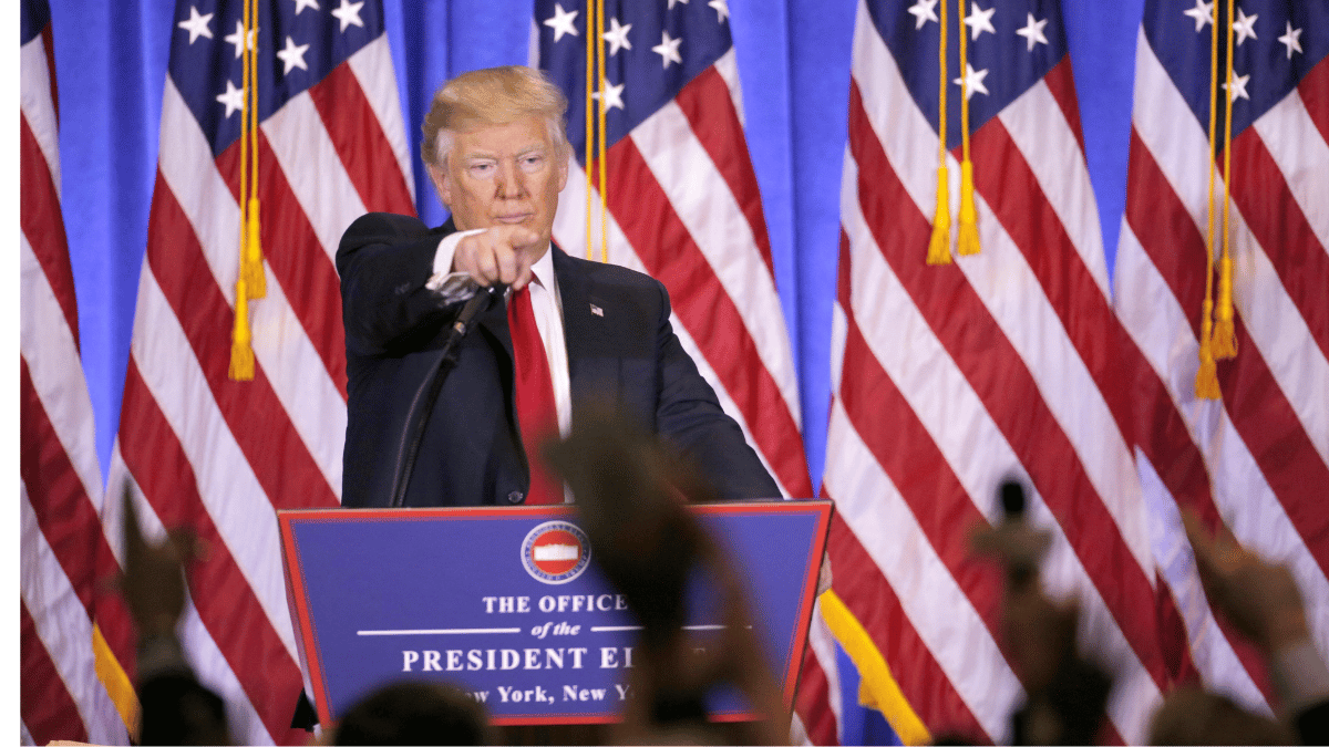 image of Trump has dramatically escalated his political and legal attacks against Democrats during the opening half of 2026.