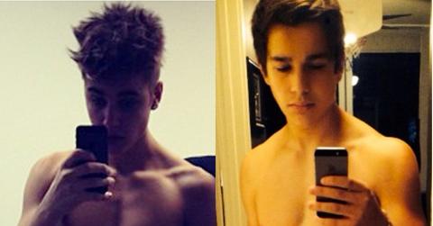 Justin bieber austin mahone shirtless instagram photos