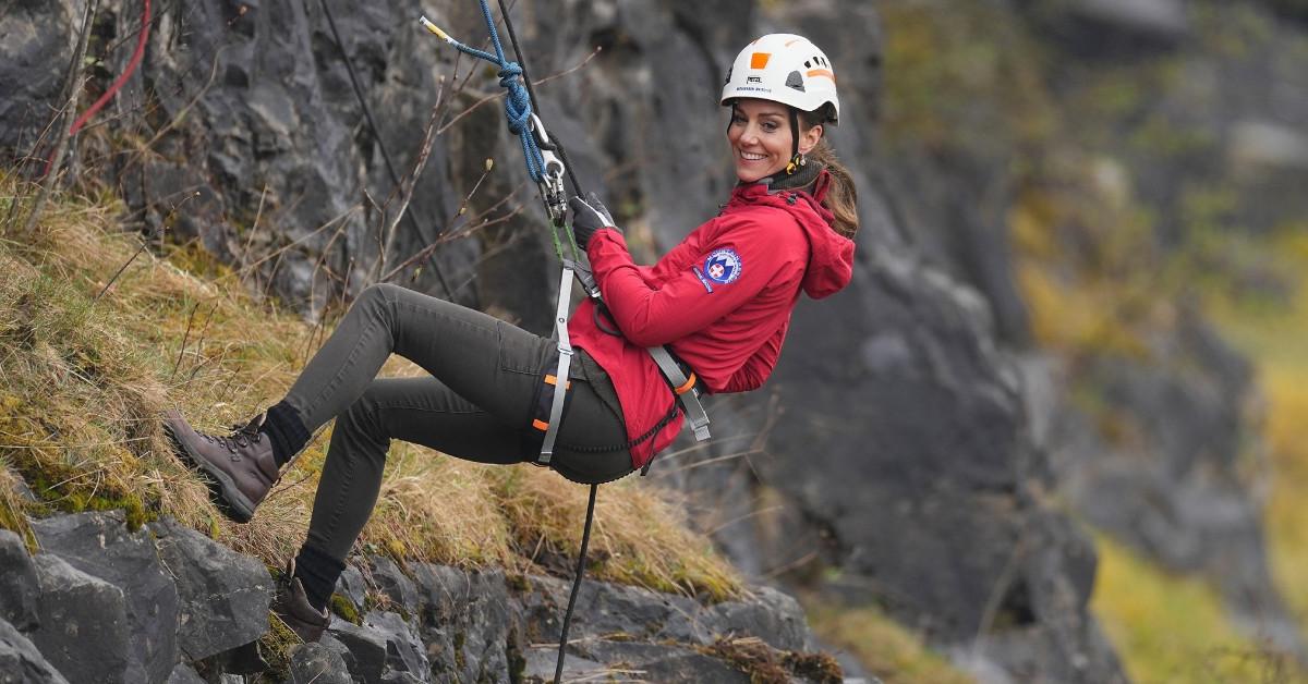 Kate Middleton & Prince William Go Rock Climbing Photos