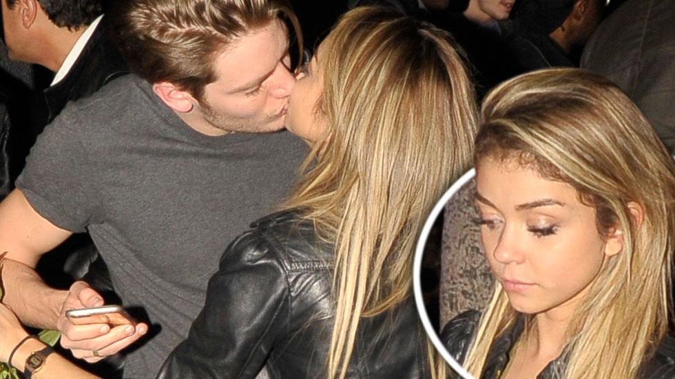 Sarah Hyland Makes Out With Mystery Man