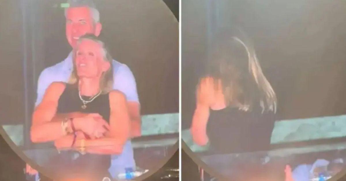 photo of Andy Byron and Kristin Cabot at the Coldplay concert