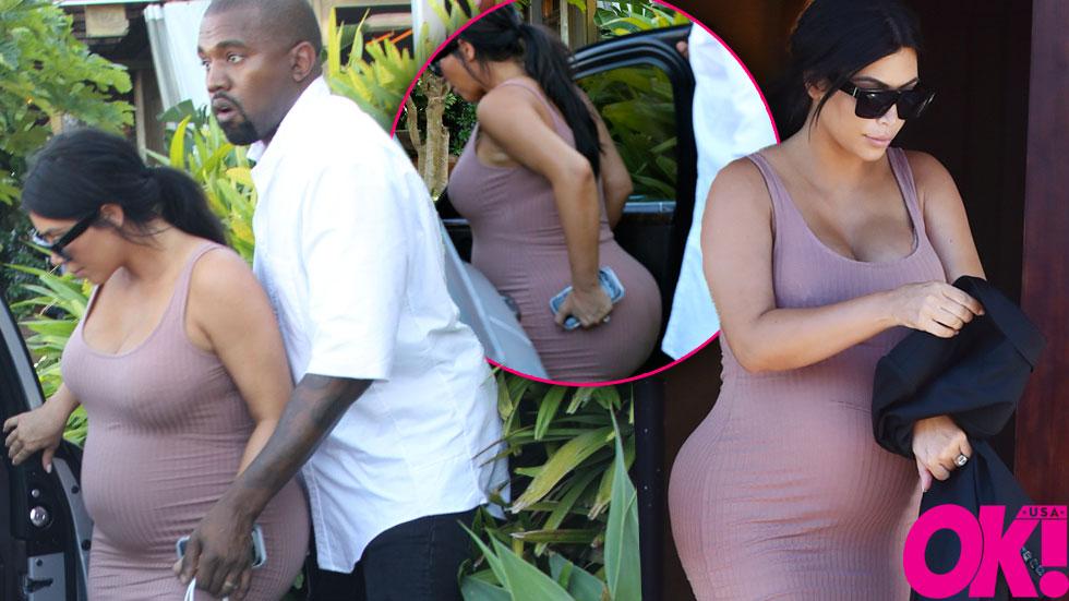 Kim kardashian pregnancy butt weight gain