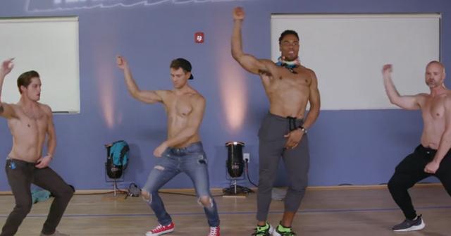 Nick viall dwts guys half naked boy band episode hero