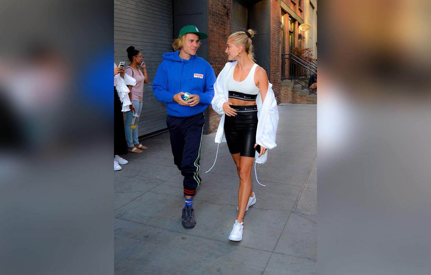 Justin Bieber and Hailey Baldwin are all smiles as they go for romantic walk in Brooklyn