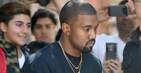 Kanye West seen wearing black clothing and brown boots in New York City