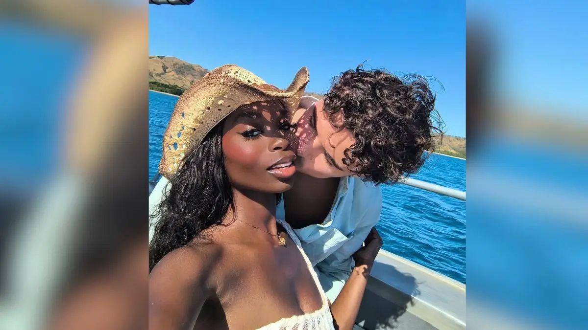 Photo of Nic Vansteenberghe made a phone call to North West in December, confirming his relationship with Olandria Carthen was still going strong.