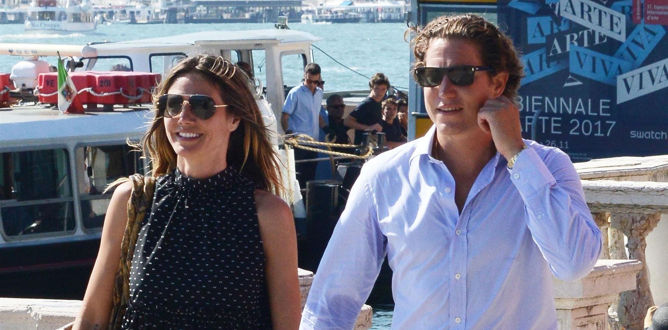 *EXCLUSIVE* Heidi Klum and Vito Schnable take a romantic tour of Venice