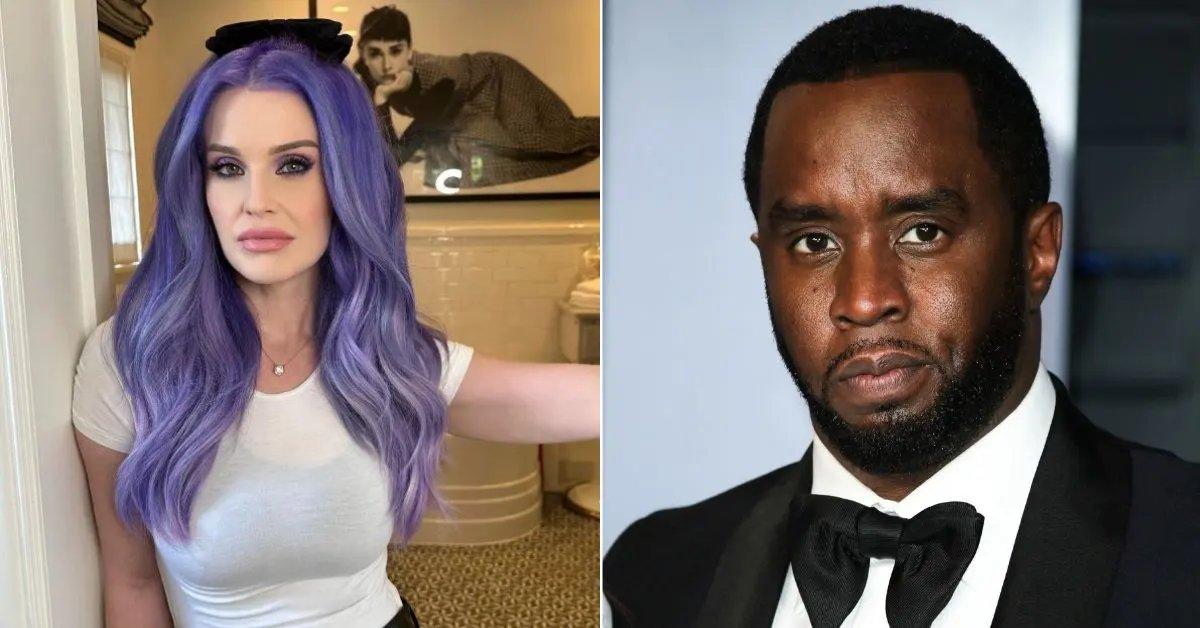 Composite photo of Kelly Osbourne and Sean 'Diddy' Combs